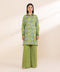 2 Piece - Printed Linen Suit